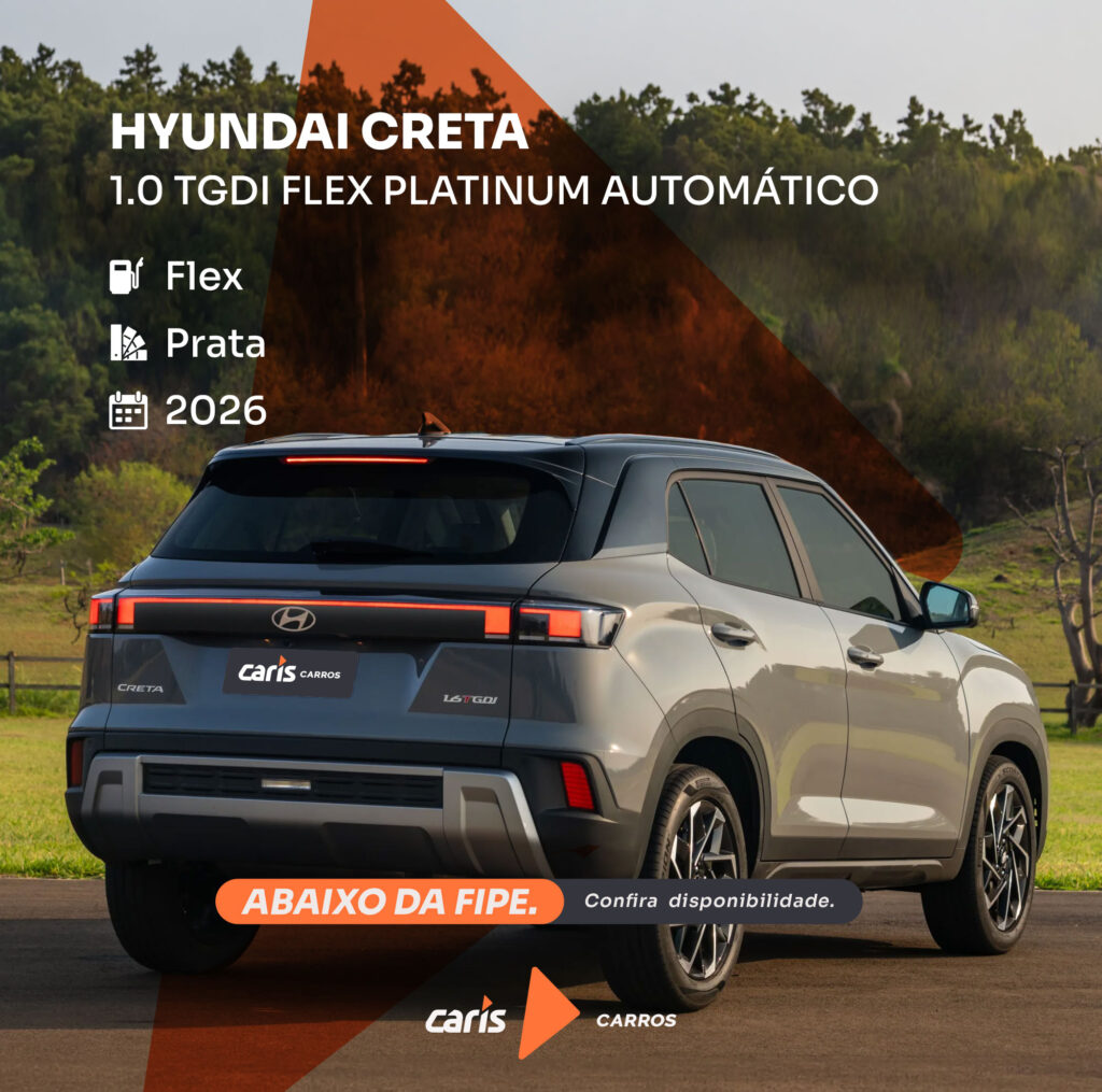 caris carros creta flex prata 2026 chapecó